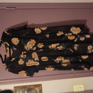 Torrid High-lo button up blouse